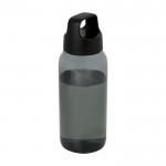 Recycelte Plastikflasche mit breitem Henkel, 450 ml farbe schwarz