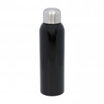 Große Flasche aus recyceltem Edelstahl, 820 ml farbe schwarz