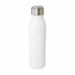 Auslaufsichere Flasche aus recyceltem Edelstahl, 700 ml farbe weiß