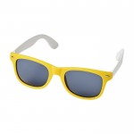 Sonnenbrille in zwei Farben Farbe gelb