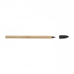 Endlos-Bambusstift mit Graphitspitze und Schutzkappe farbe braun erste Ansicht