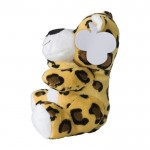Kleiner Plüschleopard mit gesticktem Augen und Etikett farbe mehrfarbig zweite Ansicht