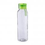 Glasflasche mit passendem Silikonstopfen und Band, 500 ml farbe hellgrün dritte Ansicht