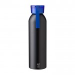 Flasche aus recyceltem Aluminium mit mattem Finish, 650 ml farbe hellblau erste Ansicht