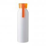 Matte Flasche aus recyceltem Aluminium, 650 ml farbe orange erste Ansicht