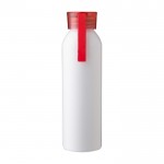 Matte Flasche aus recyceltem Aluminium, 650 ml farbe rot erste Ansicht