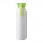 Matte Flasche aus recyceltem Aluminium, 650 ml farbe hellgrün erste Ansicht