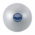 Zen-Anti-Stress-Ball farbe silber Ansicht mit Tampondruck