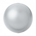 Zen-Anti-Stress-Ball farbe silber Seitenansicht