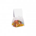 Tüte mit Jelly Beans mit Kopfteil für Logodruck, 50 g farbe transparent zweite Ansicht