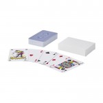 Klassisches Kartenspiel mit 54 Karten und 2 Jokern farbe weiß