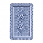 Klassisches Kartenspiel mit 54 Karten und 2 Jokern farbe weiß zweite Rückansicht