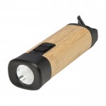 Taschenlampe aus Bambus und recyceltem Kunststoff farbe natürliche farbe