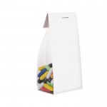 Beutel mit Lakritze mit bedruckbaren Karton, 100 g farbe transparent zweite Ansicht