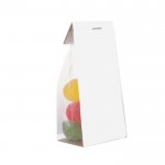Zuckerhaltige Gummibärchen mit bedruckbarem Karton, 100 g farbe transparent zweite Ansicht
