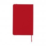Qualitätsnotizbuch für Führungskräfte Farbe rot Rückansicht