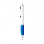 Günstiger Kugelschreiber zum Bewerben Ihrer Marke Farbe Hellblau Seitenansicht