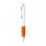 Günstiger Kugelschreiber zum Bewerben Ihrer Marke Farbe Orange Seitenansicht