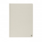 Hardcover-Notizbuch mit wasserfestem Papier Farbe gebrochen weiß zweite Vorderansicht