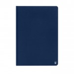Hardcover-Notizbuch mit wasserfestem Papier Farbe marineblau zweite Vorderansicht