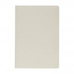 Softcover-Notizbuch mit wasserfestem Papier Farbe gebrochen weiß zweite Vorderansicht
