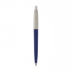 Kugelschreiber aus recyceltem Material, blaue Parker Jotter Tinte farbe marineblau zweite Rückansicht