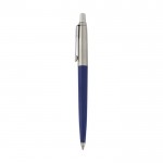 Kugelschreiber aus recyceltem Material, blaue Parker Jotter Tinte farbe marineblau Seitenansicht