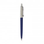 Kugelschreiber aus recyceltem Material, blaue Parker Jotter Tinte farbe marineblau zweite Seitenansicht