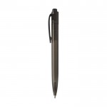 Kugelschreiber aus Ozean-Plastik mit schwarzer Tinte farbe schwarz Seitenansicht