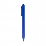Kugelschreiber aus recyceltem Papier mit schwarzer Tinte farbe blau Seitenansicht