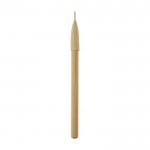 Tintenloser Bambusstift mit schwarzer Graphitspitze farbe natürliche farbe Seitenansicht