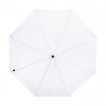 8-Paneel-Schirm aus recyceltem Polyester, manuell faltbar farbe weiß zweite Vorderansicht