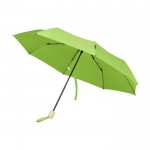 8-Paneel-Schirm aus recyceltem Polyester, manuell faltbar farbe lindgrün