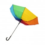 Origineller Regenschirm mehrfarbig als Werbeartikel Farbe gemischt dritte Ansicht