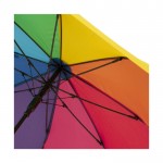 Origineller Regenschirm mehrfarbig als Werbeartikel Farbe gemischt vierte Ansicht