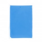Einweg-Poncho aus recyceltem Kunststoff, Einheitsgröße farbe köngisblau zweite Vorderansicht