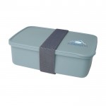 Lunchbox aus recyceltem Kunststoff Farbe mintgrün Ansicht mit Tampondruck
