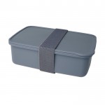 Lunchbox aus recyceltem Kunststoff Farbe blaugrau