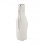 Flaschenhaube aus Neopren Farbe weiß