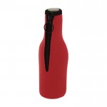 Flaschenhaube aus Neopren Farbe rot