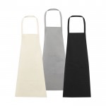 Kochschürze aus hochwertige Baumwolle 280 g/m2 Farbe grau zweite Ansicht in verschiedenen Farben