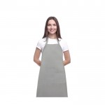 Kochschürze aus hochwertige Baumwolle 280 g/m2 Farbe grau Lifestyle-Bild
