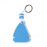 Schwimmender Schlüsselanhänger mit Schaum bedrucken Farbe Blau erste Ansicht