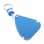 Schwimmender Schlüsselanhänger mit Schaum bedrucken Farbe Blau vierte Ansicht