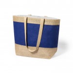 Laminiere Tasche aus Jute und Baumwolle Farbe natürliche farbe zweite Detailbild