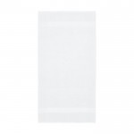 Handtuch 70x100 cm aus Baumwolle 450 g/m2 Farbe Weiß zweite Vorderansicht