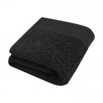 Dickes Badehandtuch aus Baumwolle 550 g/m2 Farbe Schwarz
