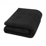 Weiches, dickes Handtuch aus Baumwolle 550 g/m2 Farbe Schwarz