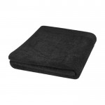Großes Handtuch aus Baumwolle 550 g/m2 Farbe Schwarz