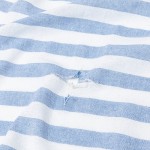 Handtuch mit Loch für den Sonnenschirm Farbe hellblau vierte Detailbild